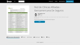 
                            8. Red de Clínicas Afiliadas - Iberoamericana De Seguros - Yumpu