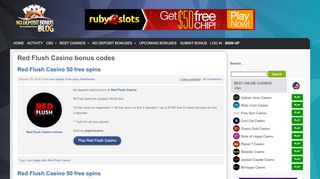 
                            11. Red Flush Casino no deposit bonus codes