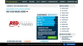 
                            5. Red Flush Online Casino Test und Erfahrungsbericht - Casinospezialist