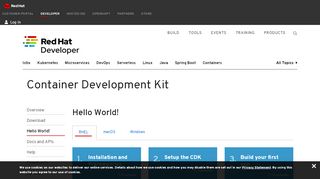 
                            12. Red Hat Developer | Red Hat Container Development Kit ...