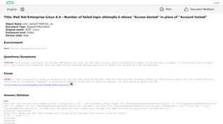 
                            13. Red Hat Enterprise Linux 6.4 - Number of failed login attempts it ...