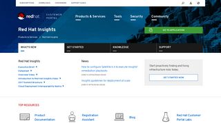 
                            12. Red Hat Insights - Red Hat Customer Portal