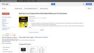 
                            8. Red Hat Linux Fedora All-in-One Desk Reference For Dummies - Google Books-Ergebnisseite