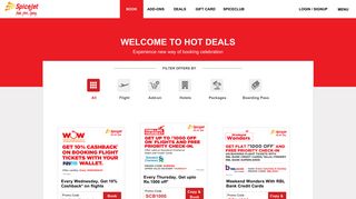 
                            6. Red Hot Offers - SpiceJet