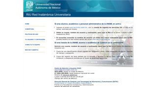 
                            4. Red Inalámbrica Universitaria - Comunidad UNAM