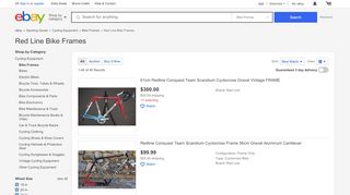 
                            9. Red Line Bike Frames | eBay