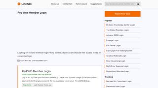 
                            4. Red One Member Login