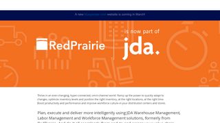 
                            1. Red Prairie is now JDA