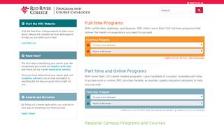 
                            9. Red River College - Online Catalogue