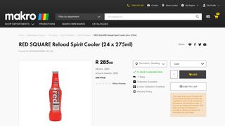 
                            11. RED SQUARE Reload Spirit Cooler (24 x 275ml) | Spirit Premixes ...