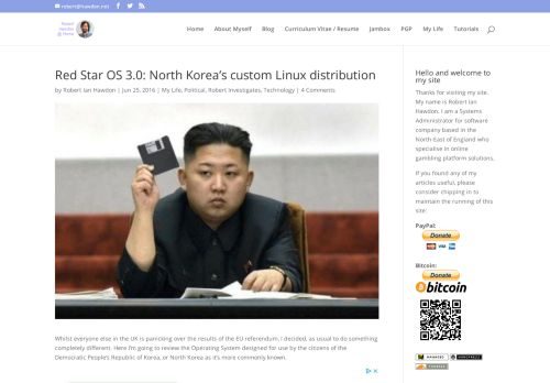 
                            10. Red Star OS 3.0: North Korea's custom Linux distribution - Robert's ...