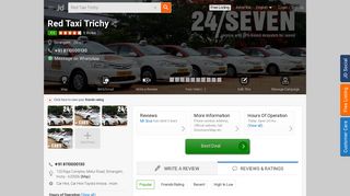 
                            10. Red Taxi Trichy, Srirangam - Car Hire in Trichy - Justdial