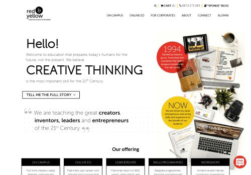 
                            2. Red & Yellow Creative School of Business | On Campus | Online Ed ...