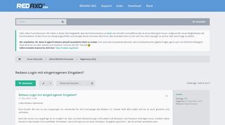 
                            11. Redaxo-Login mit eingetragenen Eingaben? - REDAXO Forum