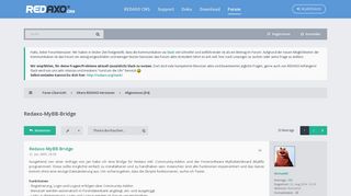 
                            2. Redaxo-MyBB-Bridge - REDAXO Forum
