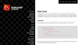 
                            10. RedBeanPHP :: Data Tools