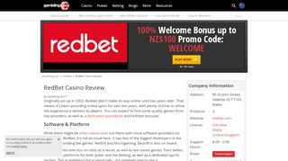 
                            10. RedBet Casino Bonus + Free Spins for New Zealand - Gambling.com