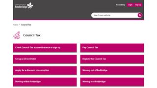 
                            3. Redbridge - Council Tax