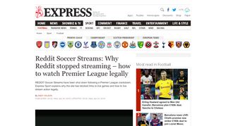 
                            11. Reddit Soccer Streams: Why Reddit stopped football streaming ...