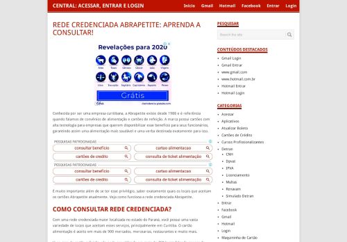 
                            10. Rede Credenciada Abrapetite: aprenda a consultar! - Central: Acessar ...