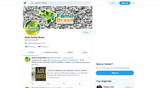 
                            6. Rede Family Brasil (@RedeFamilyBR) | Twitter