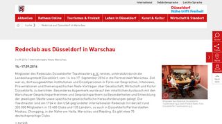 
                            13. Redeclub aus Düsseldorf in Warschau - Landeshauptstadt Düsseldorf