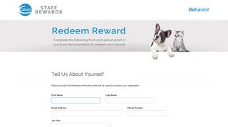 
                            2. Redeem - Ceva Staff Rewards