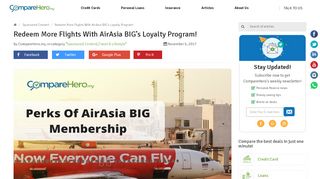 
                            8. Redeem More Flights With AirAsia BIG's Loyalty Program ...