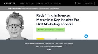 
                            13. Redefining Influencer Marketing: Key Insights For B2B Marketing ...