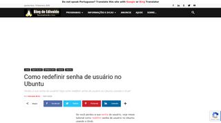 
                            12. Redefinir senha de usuário no Ubuntu: veja como fazer isso