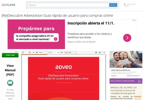 
                            11. (Re)Descubre Adveovision Guía rápida de usuario para compras ...