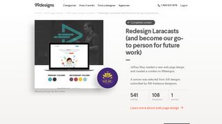 
                            11. Redesign Laracasts (and become our go-to person for future work ...