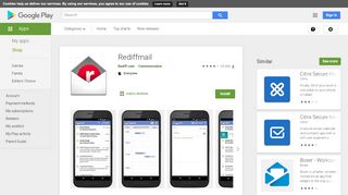 
                            8. Rediffmail - Apps on Google Play