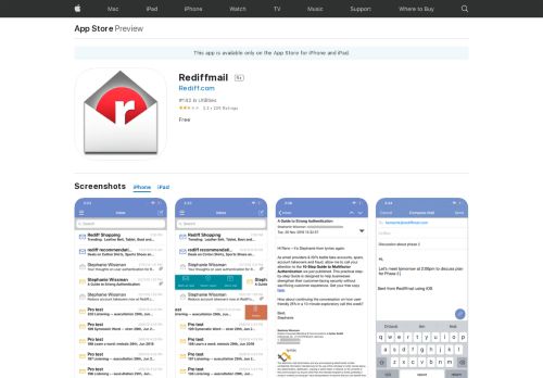 
                            11. Rediffmail on the App Store - iTunes - Apple