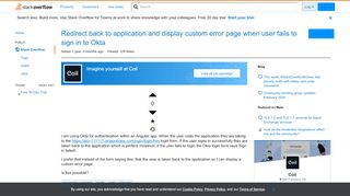 
                            11. Redirect back to application and display custom error page when ...