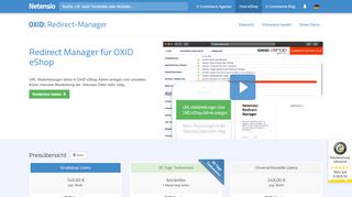 
                            13. Redirect Manager für OXID eShop | Netensio