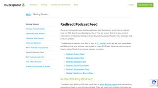 
                            12. Redirect Podcast RSS Feed - Buzzsprout Help