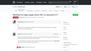 
                            4. Redirect to login page when 401 is returned · Issue #37 · auth0 ...