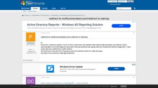 
                            5. redirect to msftconnecttest.com/redirect in startup - Windows 10 ...