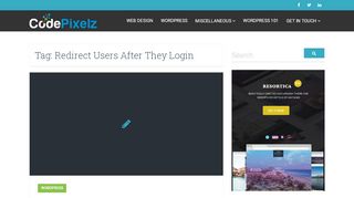 
                            8. Redirect Users After They Login Archives - Code Pixelz