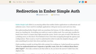 
                            5. Redirection in Ember Simple Auth - Browntree Labs