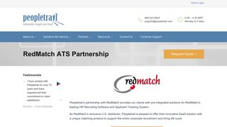 
                            10. RedMatch ATS Partnership - Peopletrail