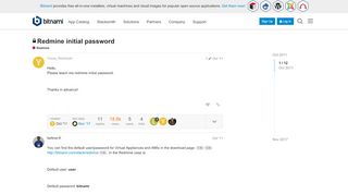 
                            8. Redmine initial password - Redmine - Bitnami Community