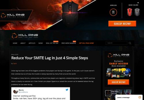 
                            9. Reduce Your SMITE Lag in Just 4 Simple Steps - Kill Ping