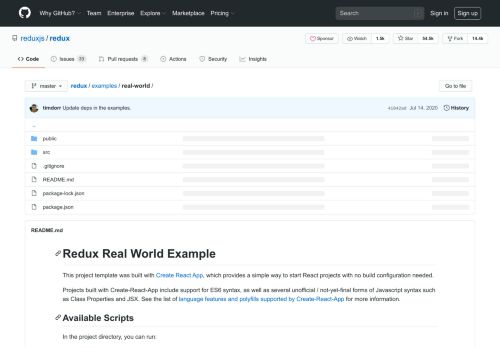 
                            2. redux/examples/real-world at master · reduxjs/redux · GitHub