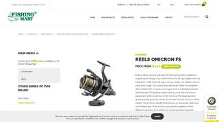 
                            12. Reel Mivardi Omicron FS - Fishing-Mart