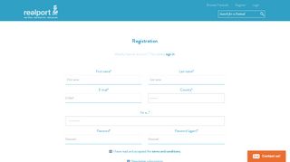 
                            4. reelport - Signup