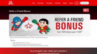 
                            9. Refer a Friend | Refer & Earn Free Cash | Win Bonus up to Rs.1500
