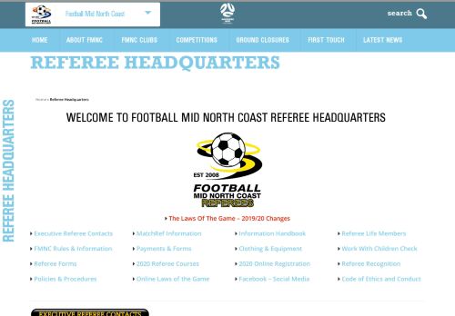 
                            11. Referee Headquarters | Football Mid North Coast