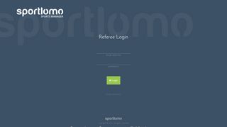 
                            5. Referee Login - Sportlomo Sports Manager